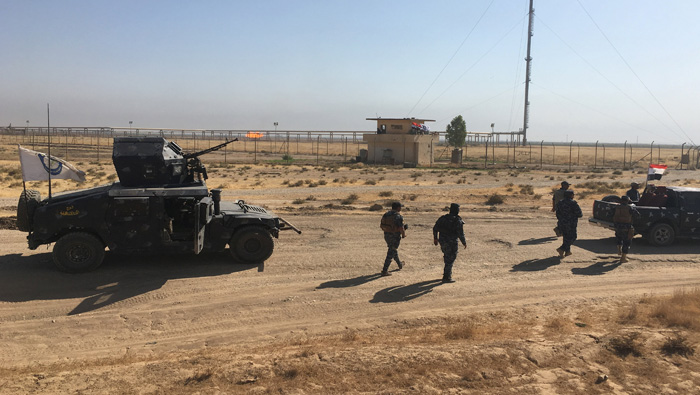 Las tropas de Irak avanzan en la provincia de Kirkuk.