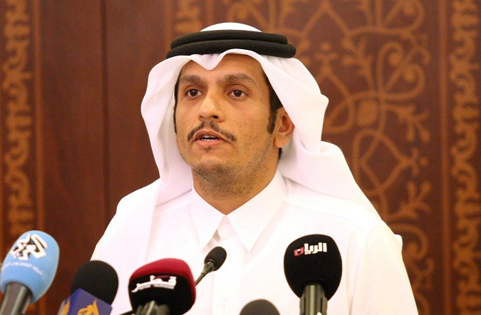 Qatar's Foreign Minister Sheikh Mohammed bin Abdulrahman al- Thani attends a news conference in Doha, Qatar, May 25, 2017.
