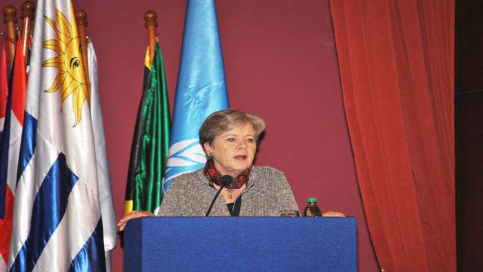La funcionaria aseguró que Uruguay es un ejemplo para la región