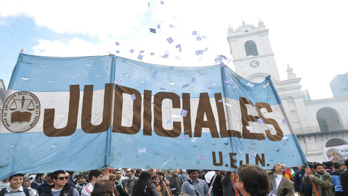 La Unión de Empleados de la Justicia de la Nación se congregarán en la Plaza de Mayo