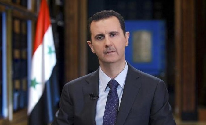 Syria's President Bashar al-Assad speaks during an interview with Venezuelan state television TeleSUR in Damascus, in this handout photograph distributed by Syria's national news agency SANA on September 26, 2013.