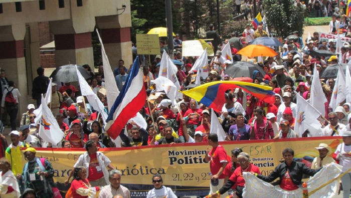 Marcha Patriótica analizará el acontecer político de Colombia y el mundo en su segunda reunión general.
