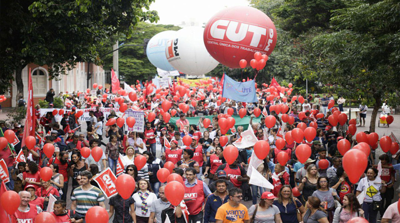 Según un comunicado las protestas culminarán con un acto a las 18H00 hora local en la Esquina Democrática de Porto Alegre, capital de Río Grande del Sur.
