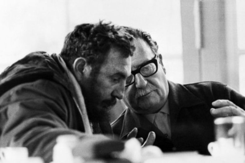 Castro and Allende had much to discuss during the tour.