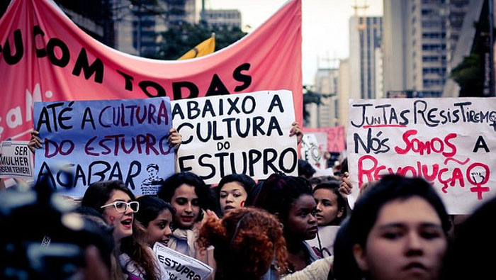Las organizaciones han denunciado que una mujer es violada cada once minutos en Brasil.