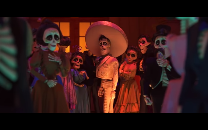 The film's premiere coincided with its inspiration, one of the biggest festivals in Mexico, Dia de los Muertos.