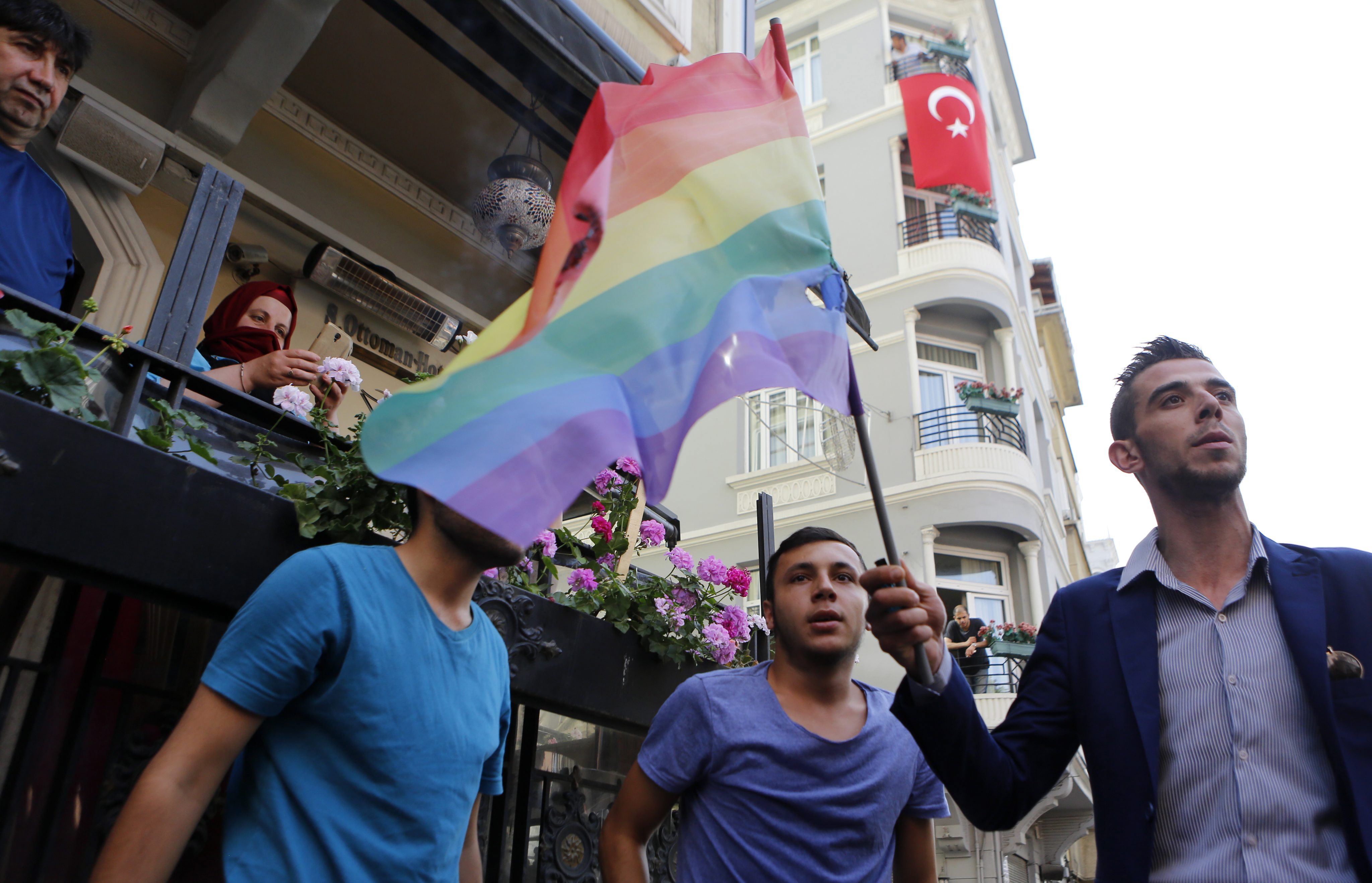 En la última marcha gay en Turquía varios personas resultaron heridas tras la represión policial.