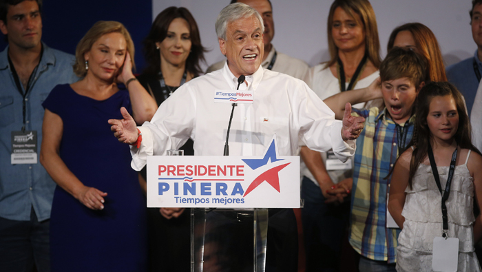 Sebastián Piñera sacó diez puntos menos de los que las encuestas señalaban.