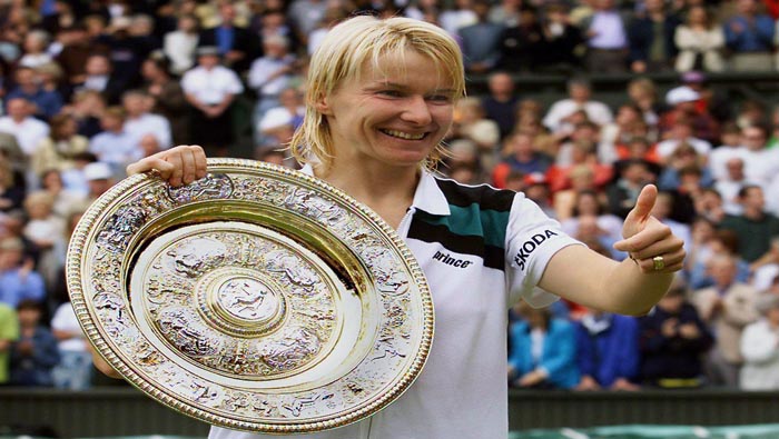 Jana Novotna es la número dos del tenis mundial en premios individuales.