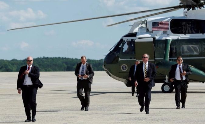Secret Service agents tasked with protecting the U.S. president.