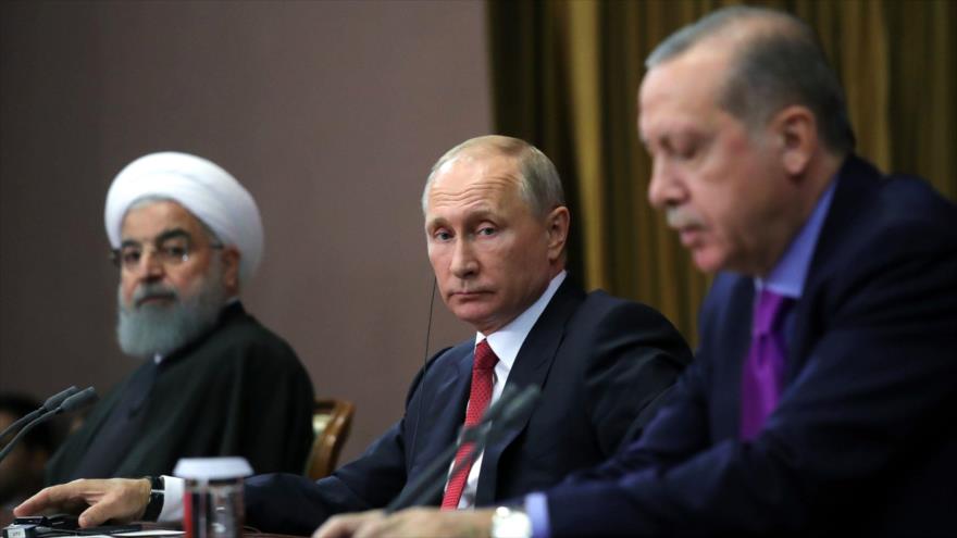 Rusia, Turquía e Irán son mediadores del alto al fuego declarado en Siria a finales de 2016.