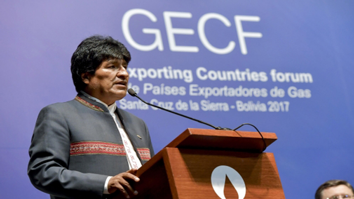 Morales aseguró que su nación se perfila como uno de las mayores reservas de gas en el mundo.