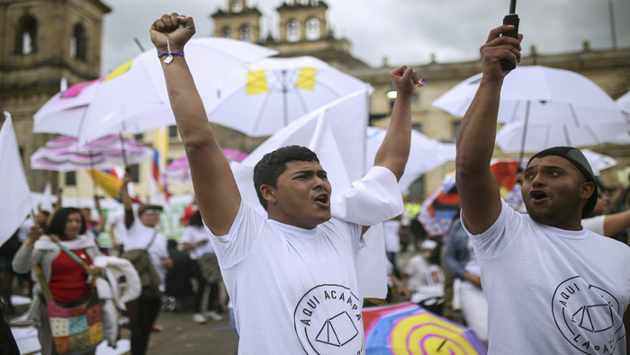 Hace un año los colombianos celebraron el Acuerdo de Paz.