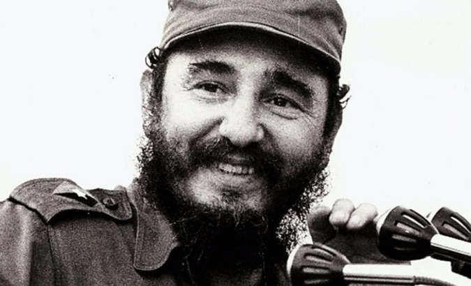 Cuban revolutionary Fidel Castro