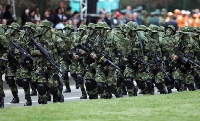 Colombian military personnel were tied to criminal gangs.