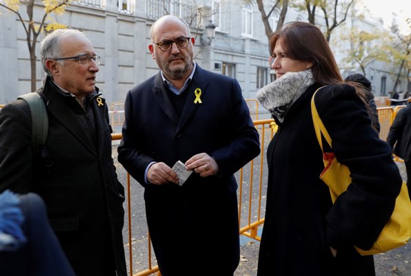 Los imputados pasarán otro fin de semana encarcelados por su participación en el referendo catalán