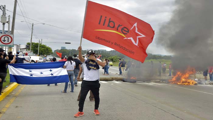El pueblo de Honduras salió a las calles para exigir al TSE la publicación de los resultados obtenidos en las elecciones presidenciales.