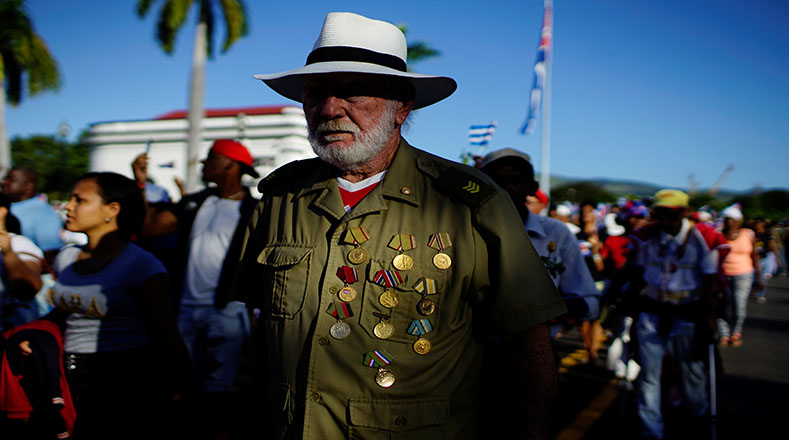 Las fuerzas armadas le rindieron tributo a Fidel, inaugurando las actividades que se realizaran esta semana en su honor 