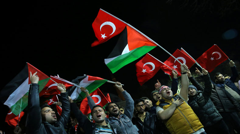 El apoyo mundial a Palestina se ha hecho palpable en los últimos días. Turquía es una de las naciones que más ha rechazado el anuncio de Trump.