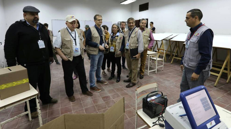 El Consejo de Expertos Electorales de Latinoamérica (Ceela) acompaña los comicios municipales y garantiza la transparencia del sistema.     