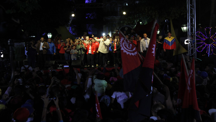Una vez más la Plaza Bolívar fue escenario de una celebración del PSUV.