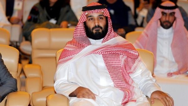Saudi Crown Prince Mohammed bin Salman pictured at the Future Investment Initiative conference in Riyadh, Saudi Arabia October 24, 2017. | Photo: Reuters
