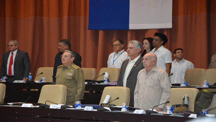 La sesión estuvo presidida por el primer mandatario nacional, Raúl Castro.
