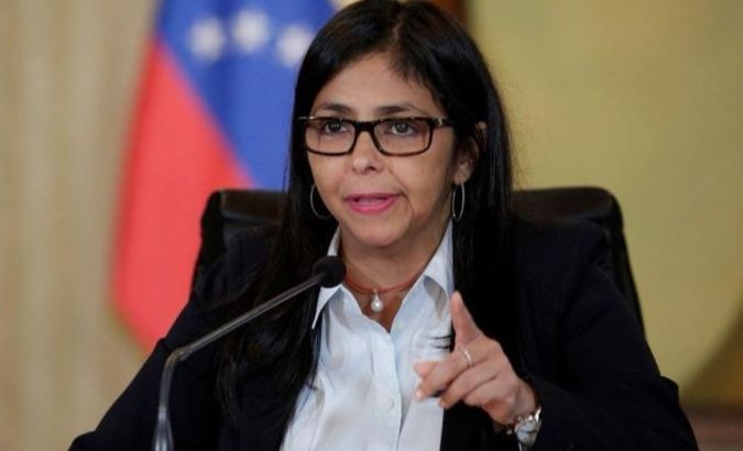 La funcionaria venezolana destacó que las acciones a tomar corresponderán con la defensa de la soberanía y dignidad del pueblo.