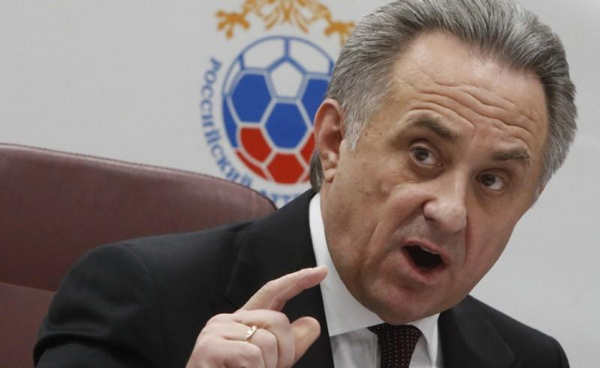 Russian Deputy Prime Minister Vitaly Mutko speaks during a news conference after the Russian Football Union's executive committee meeting in Moscow, Russia December 25, 2017.