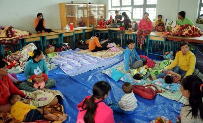 Vietnamese authorities made preparations to evacuate up to 1 million people.