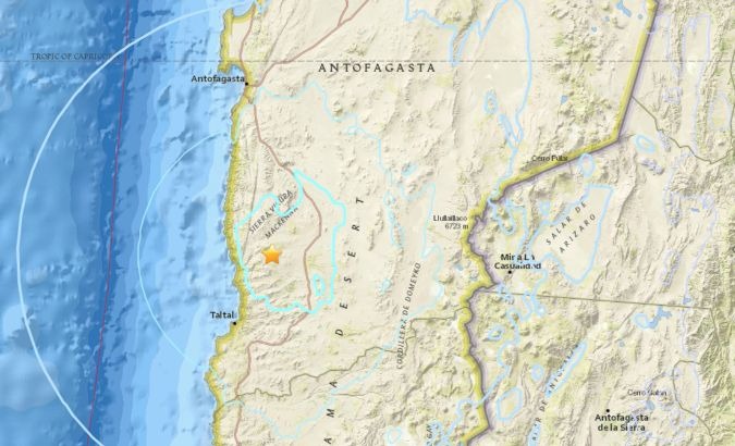 Chile is known for experiencing high earthquake activity.