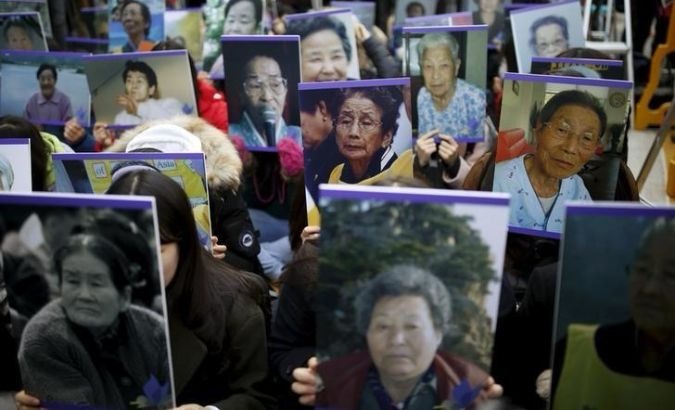 Japan previously apologized to the surviving 'comfort women' and provided $8.8m to a welfare fund.