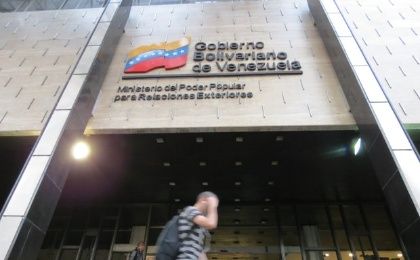 Venezuela's Foreign Affairs Ministry in Caracas.