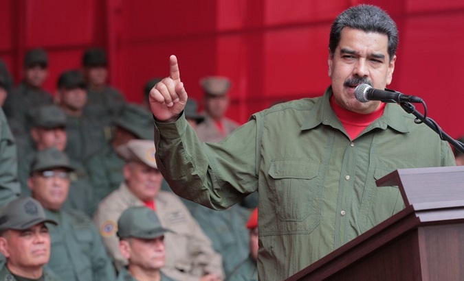 Maduro at the ceremony Thursday.