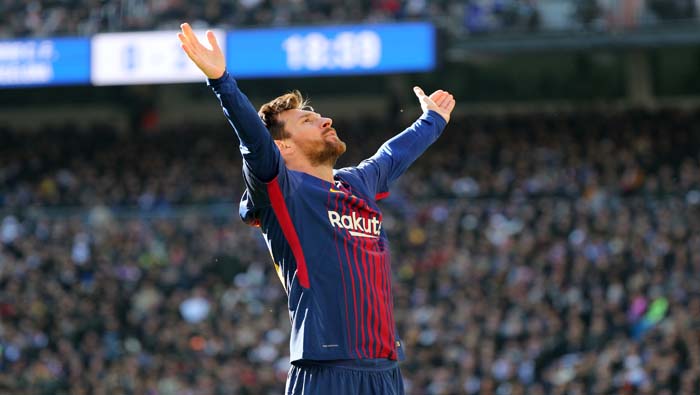 En su último partido del año, Lionel Messi le marcó un gol al Real Madrid.