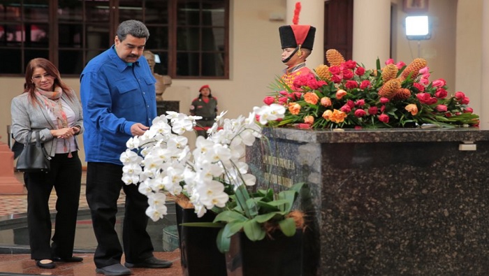 El jefe de Estado destacó la fortaleza del pueblo venezolano para enfrentar la guerra económica impuesta por la derecha.