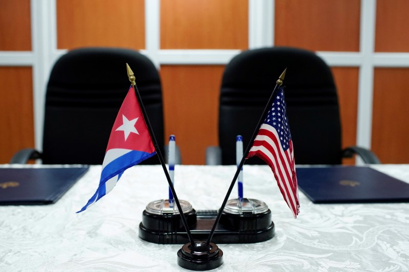 The United States has since withdrawn most of its diplomats from Havana, citing a health risk, and forced many Cuban diplomats to leave Washington.