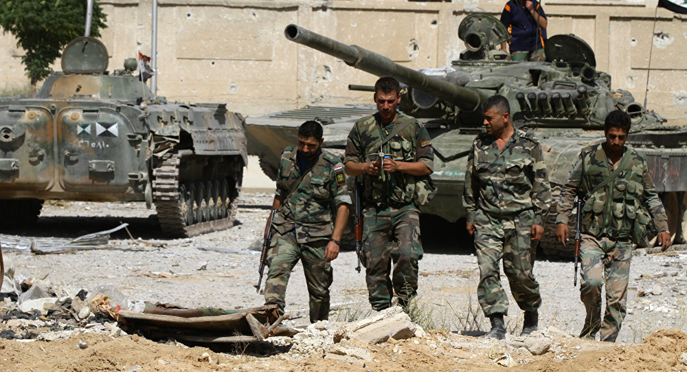 El ejército denuncia que ese acto reafirma el apoyo de Israel a los grupos terroristas en Siria.