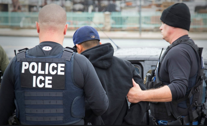 ICE-led arrests within the country rose by 40 percent in the first 100 days of Trump taking to the office, per government released numbers. 
