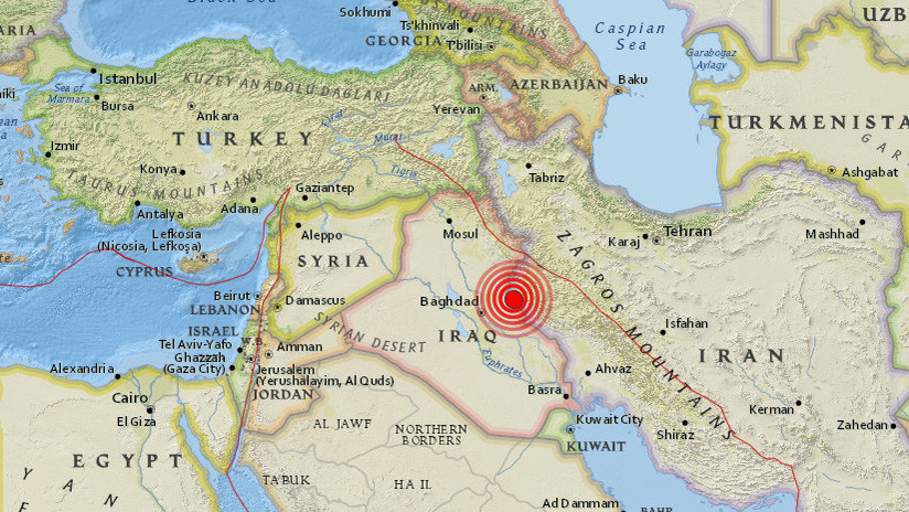 The tremor was felt in both Iraq and Iran but seems to have not caused any serious damage.