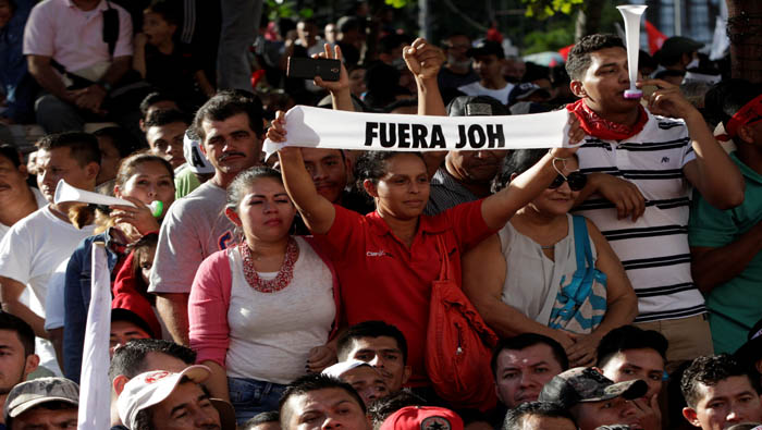 Los hondureños han salido a las calles en reiteradas oportunidades para exigir la renuncia del presidente Juan Orlando Hernández.