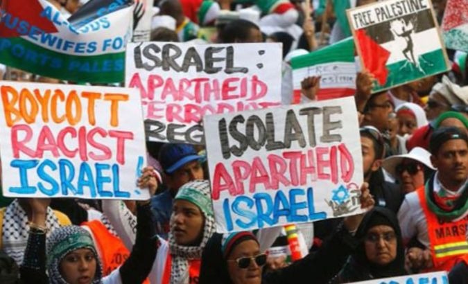 Protests against Isreal.