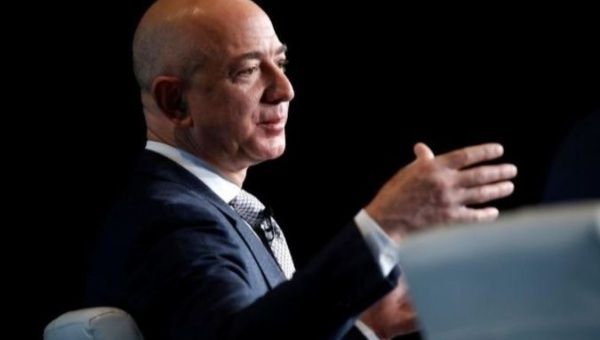 Billionaire Amazon founder Jeff Bezos, whose philanthropy doesn't seem to extend to his own employees.
