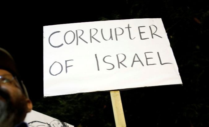 The Israeli leader has been facing a series of probes involving allegations of financial corruption.