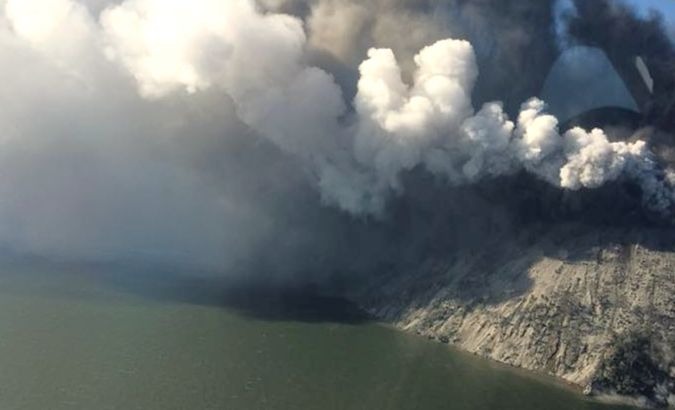 The Rabaul Volcanological Observatory said the volcano had been spewing ash for several days before it blew.