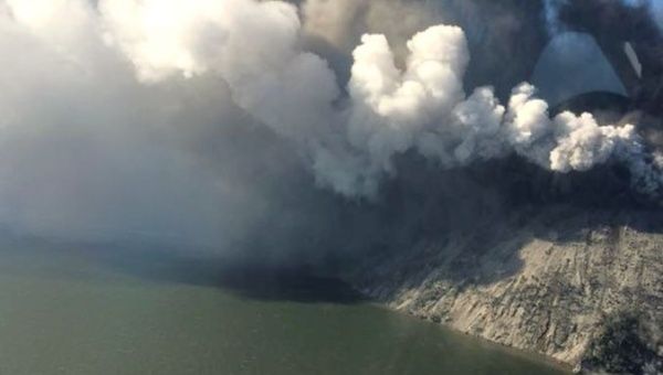 The Rabaul Volcanological Observatory said the volcano had been spewing ash for several days before it blew.