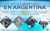 Juicios a represores de la dictadura en Argentina