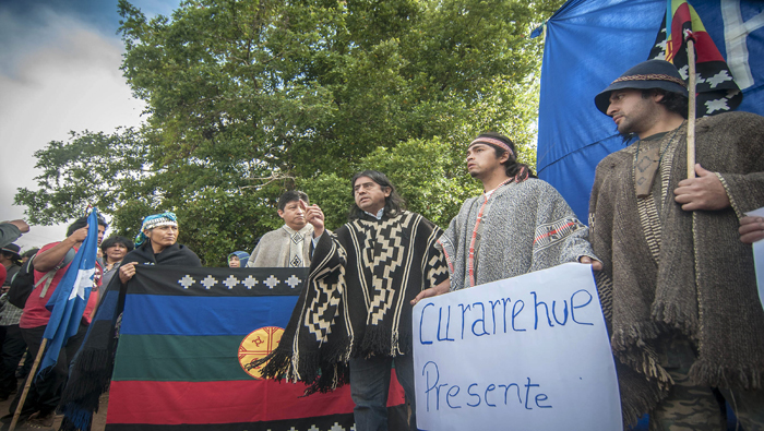 En Temuco persisten las manifestaciones a favor del pueblo mapuche.