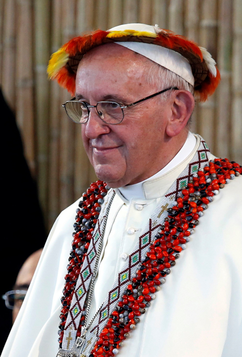 El papa recordó que era necesario romper con el paradigma de que la Amazonía es una fuente inagotable de recursos para los Estados sin tener en cuenta a las poblaciones cercanas.