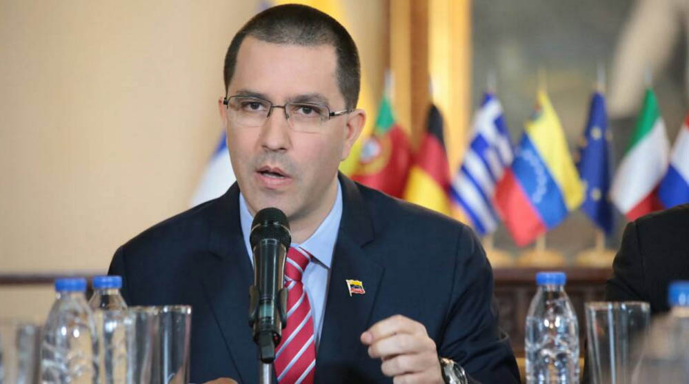 Arreaza recordó a los diplomáticos europeos que Venezuela es un país soberano.
